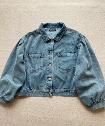 しまむら | Lax Dan Tia 中紺デニムトラックジャケット　L(デニムジャケット)