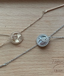 しまむら | Arc reve コインスライドネックレス（中金、中銀）(ネックレス)