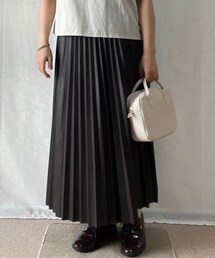 しまむら | あやさんコラボ。合皮プリーツスカート。(スカート)