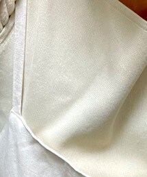 ZARA | フロントはしっかりカバーのニットキャミソール(トップス)