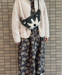 Handmade | フクロウ キツネ 森柄ジャンパースカート(ジャンパースカート)