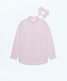 UNFOLK | #-78 2way detachable collar stripe shirt(シャツ/ブラウス)