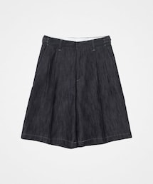 UNFOLK | #-63 Rigid denim 2tuck shorts ¥23,800 (デニムパンツ)