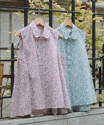 UNFOLK | -87 2way detachable collar liberty print sleeveless shirt(シャツ/ブラウス)
