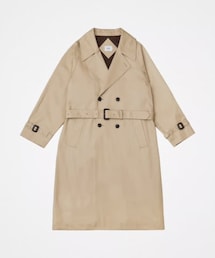 UNFOLK | #-30 Ventile gabardine belted trench coat(トレンチコート)