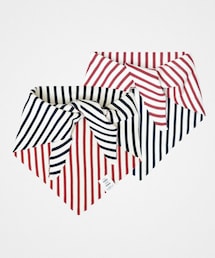 UNFOLK | -86 14G i-plating reversible border triangle scarf(ストール/ショール)