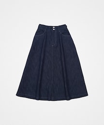 UNFOLK | #-58 EX. Rigid denim flare skirt(デニムスカート)