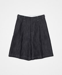 UNFOLK | #-63 Rigid denim 2tuck shorts(デニムパンツ)