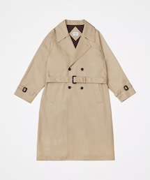 UNFOLK | #-30 Ventile gabardine belted trench coat(トレンチコート)