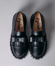 epine | ribbon fringe Loafer (ローファー)