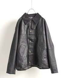 YOUSED | REMAKE LEATHER DRIVERS JACKET(その他アウター)