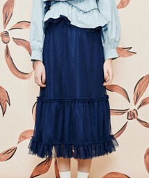 POPPY | チュールギャザーボリュームスカート(スカート)