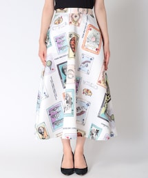 Cepica | Cepicaオリジナルトランププリントフレアスカート(スカート)