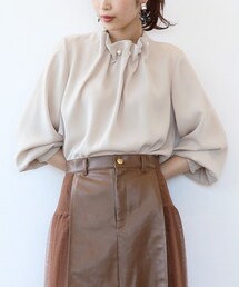 Cepica | BIGパール付ジョーゼットブラウス(シャツ/ブラウス)