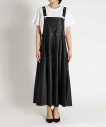 Cepica | 合皮ジャンパースカート (ジャンパースカート)