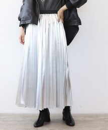 Cepica | メタリックプリーツスカート(スカート)