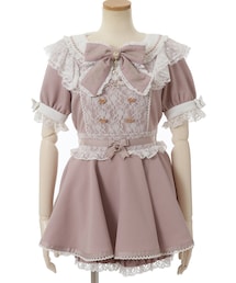 LIZ LISA | ボリュームフレアメイドライクセットアップ(セットアップ)