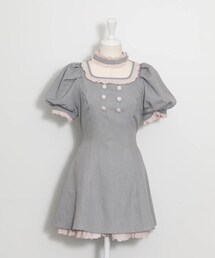 pium | コットンフリルチョーカードールワンピース(ワンピース/ドレス)