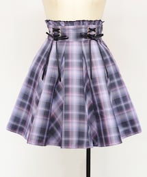 Amavel | ダブルレースアップはぎフレアスカート(スカート)