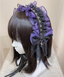 MAJOH | SWEET DEVIL EYELET HEAD DRESS(ヘアアクセサリー)