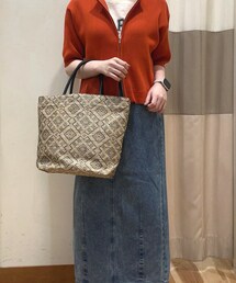 Samansa Mos2 blue | デニムスカート