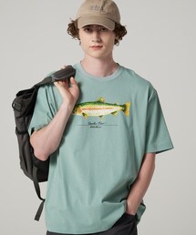 Eddie Bauer | フィッシュ プリント Tシャツ(Tシャツ/カットソー)