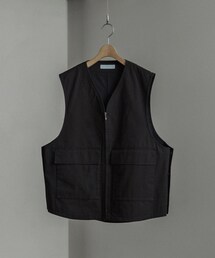 WYM LIDNM | MILITARY ZIP SIDE SLIT VEST(ベスト)