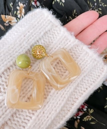 お友達のハンドメイドピアス🧚🏻 | ピアス（両耳用）
