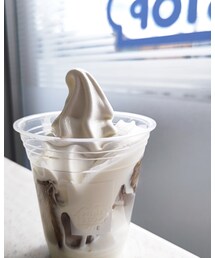 うさこのスウィーツ同盟会 | 　ミニストップの台湾密いもソフト。ソフトクリームは飲み物です。(その他)