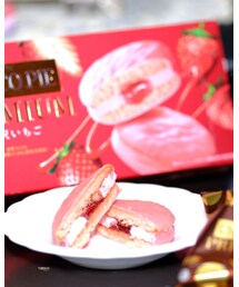 うさこのスウィーツ同盟会 | 　チョコパイプレミアム贅沢いちご♪チョコレートフェス主催のケンさんの公開フォルダ①でオススメされてた逸品♪うさこさんの追いスウィーツでもありますね(*‘ω‘ *)(その他)