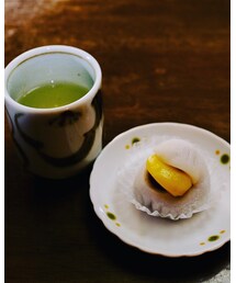 うさこのスウィーツ同盟会 | 　口福堂の栗大福♪煎れたてのお茶と共に。。。わっちゃっちゃ(←お約束)(その他)