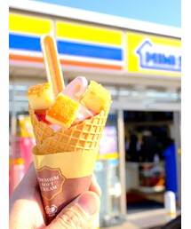 うさこのスウィーツ同盟会 | 　相変わらず手がデカすぎて、ソフトを盛れてない(^_^;)(その他)