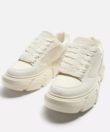 ZARA | チャンキーソールスニーカー(スニーカー)