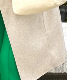 ZARA | ノーカラーコート