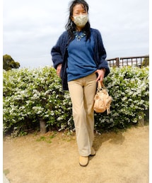 natural couture | ふわキラノーカラーブルゾン(その他アウター)