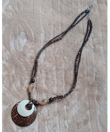 no brand | 木と貝のネックレス(ネックレス)