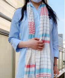 niko and... | ワッペン付きスタンドカラーシャツ(シャツ/ブラウス)