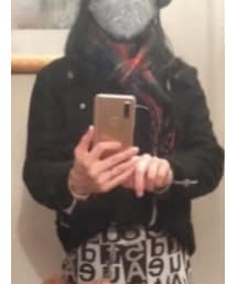 HAKKA | 毛100% レース部分は絹 日本製(ライダースジャケット)