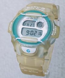 CASIO | CASIO Baby-G The 7th International Dolphin&Whale Conference 98年限定発売 液晶にドットのイルカが泳ぐイルクジ付(デジタル腕時計)