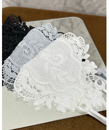 Natural girl by miele | レース マスクカバー×3色 2022年高島屋にて購入(マスク)