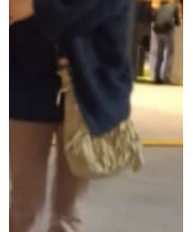 no brand | 本革 タッセル2WAYバッグ(ショルダーバッグ)