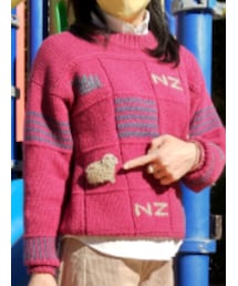 no brand | wool100% ニュージーランド製セーター(ニット/セーター)