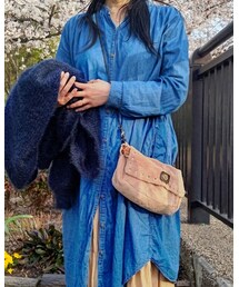 studio CLIP | デニム生地(シャツワンピース)