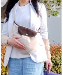 Necessary Objects | リネン100％ 生成 ５分丈ジャケット (アメリカブランド)(テーラードジャケット)