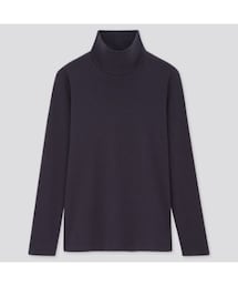 UNIQLO | ストレッチコットンタートルネックT（長袖）(Tシャツ/カットソー)