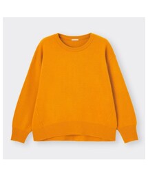 GU | オーバーサイズクルーネックセーター(ニット/セーター)