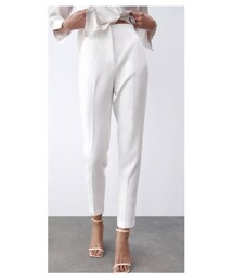 ZARA | 磨白色(スラックス)