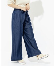 Right-on | ライトデニムワイドパンツ👖(その他パンツ)