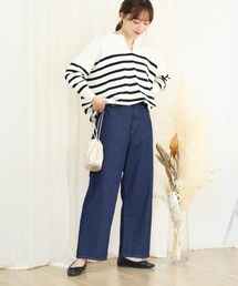terawear  emu(しまむら) | バギーデニム(デニムパンツ)