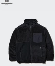 UNIQLO | U-3990　メンズ　コンビネーションフリースジャケット(ブルゾン)